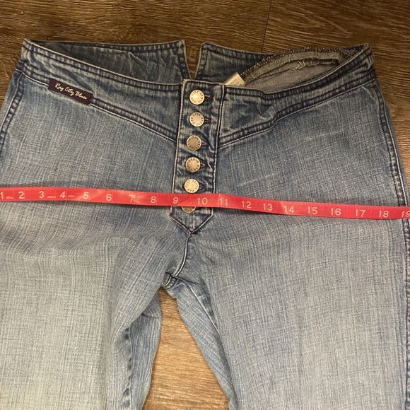 VTG 1980’s Rag City Blues Los Angeles High Waisted Jeans Sz 9/10 Button Fly - Picture 12 of 14